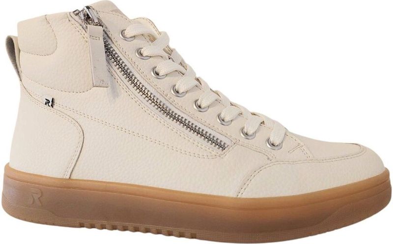 Rieker - W1971-80 - Veterboot - Wit - Warm Gevoerd