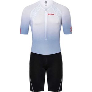 Spiuk Max Korte Mouw Triatlonpak Wit,Zwart L Man