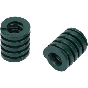 2 stks Zware Lading Stempelveer - Binnenlandse Schimmel Platte Draadveer Groen - Sterven Machines Plastic Injectie - TH25*60mm - 25mm 12.5mm OD ID - Garosa .