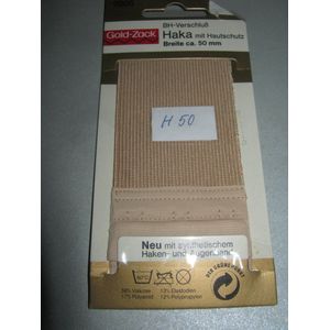 Haka BH sluiting verlenger 1-delig 50mm breed beige