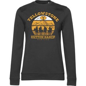 Yellowstone Cowboys Girly Sweatshirt Damen Black-M