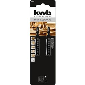 KWB decoupeerzaagbladen voor hout - HCS Carbon – 10 cm - 2 stuks