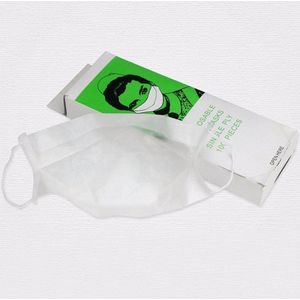 Mondkapjes 100 stuks Wegwerp Mondkapje - Mond bescherming - Hygiene - Face Mask - Wit - Mond Masker
