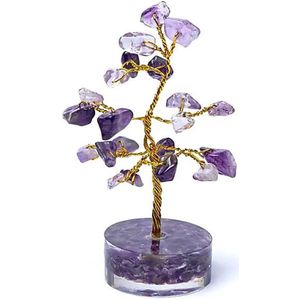 Edelsteenboom amethyst 8cm