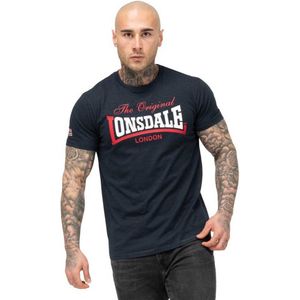 Lonsdale - Aldingham - T-shirt - Blauw - Korte Mouwen