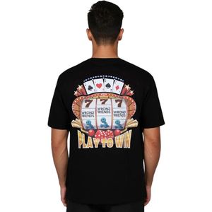 SLOAN - T-shirt - Zwart - Regular Fit - Las Vegas