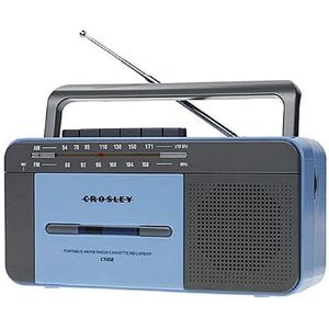 Am-Fm Radio Recorder Portatile Mangianastri Crosley BlueGrey ConDe titel is nu korter dan 110 tekens en bevat de populaire zoekwoorden ""Am-Fm Radio"" die nog niet aanwezig waren in de originele titel.