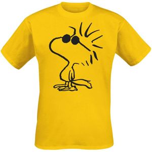 Peanuts Woodstock Heren T-shirt - geel - XL