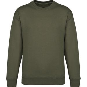 Native Spirit Ecologische oversized uniseks sweater met ronde hals NS440 - Organic khaki - 3XL