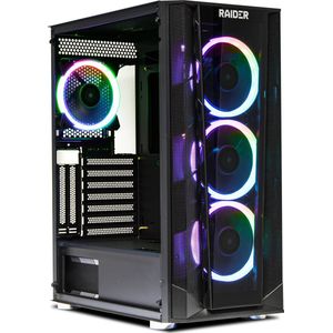 RAIDER CA4 ULTRA GAMING ATX PC Case - Behuizing met RGB + Remote