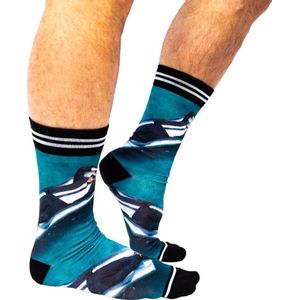 Sock my Feet - Heren - Sokken Sock My Airbed - Blauw - 43-47