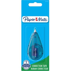 Paper Mate vloeibaar papier DryLine Mini correctietape | 5 mm x 6 mm | blauw | 1 stuk