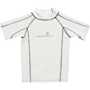 Snapper Rock UV werend T-shirt Kinderen korte mouwen - Wit - Maat 104-110