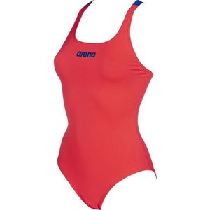 Arena Solid Swim Pro Badpak Dames - Rood / Blauw | Maat: 40