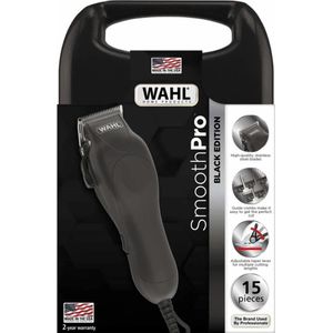 Wahl - Smooth Pro - Tondeuse - Zwart - 1 tot 25 mm snijlengte met opzetkammen set