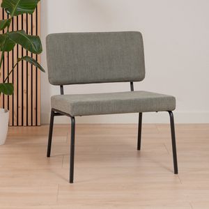 Bronx71® Scandinavische fauteuil Espen groen gerecyclede stof