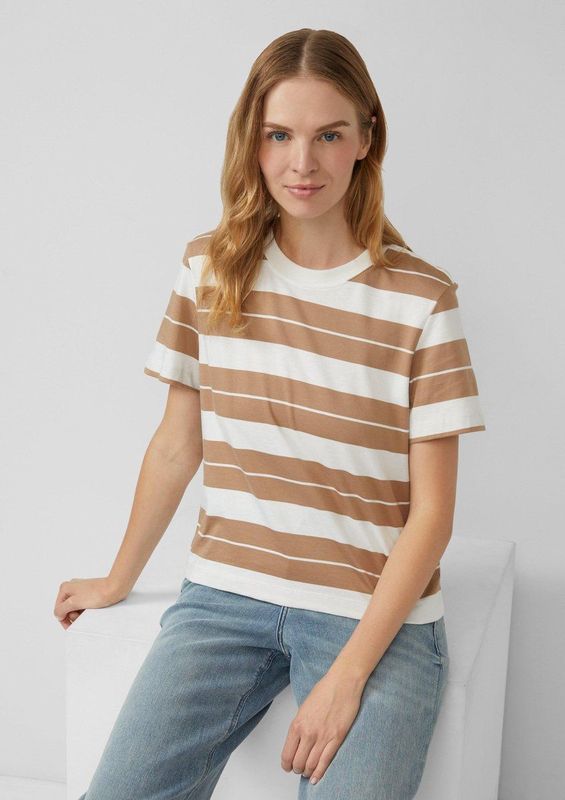 s.Oliver - T-Shirt - Cropped - Katoen