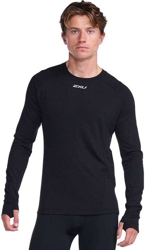 2xu - Ignition Base Layer - T-shirt - Zwart - Lange Mouwen