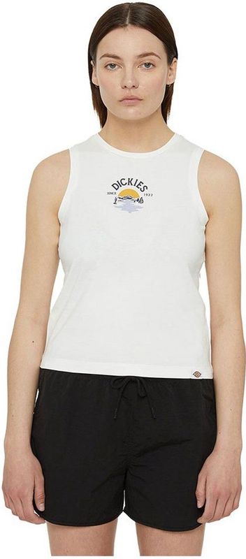 Dickies - Onley - Mouwloos T-shirt - Wit