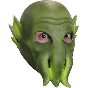Partychimp Cthulhu Volledig Hoofd Masker Halloween Masker voor bij Halloween Kostuum Volwassenen Carnaval - Latex - One size