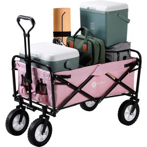 Packaway Opvouwbare Bolderkar van Wasbaar Polyester tot 70KG – 98 x 53 cm – ROSE