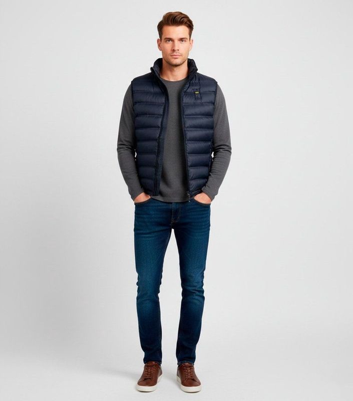 Blauer - Atlantic - Vest - Blauw - Gewatteerd met Sorona®-watten