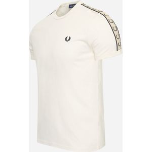 Fred Perry Contrast tape ringer t-shirt - ecru black