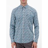 Lerros Heren overhemd lange mouw blauw (Maat: S)