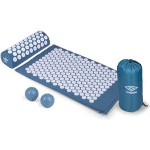 Spijkermat met Kussen voor Pijnverlichting - Blauw