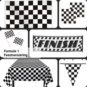 Racing, raceFormule 1 Feestpakket XL, Versiering, Racen , Zandvoort, Max Verstappen, Verjaardag, Feestartikelen, Themafeest