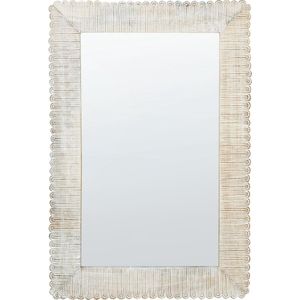 BAUGY - Wandspiegel - Off-white - Mangohout