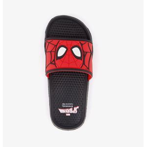 Spider-Man jongens badslippers zwart rood - Maat 29