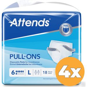Attends - Pull-Ons 6 L - Incontinentiemateriaal - 18 Stuks