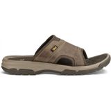 Teva Langdon Slide - heren sandaal - bruin - maat 40.5 (EU) 7 (UK)