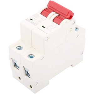 2P DC 500V 32A Photovoltaic Miniature Circuit Breaker Universal MCB Safety Breaker with High Shutdown Capacity