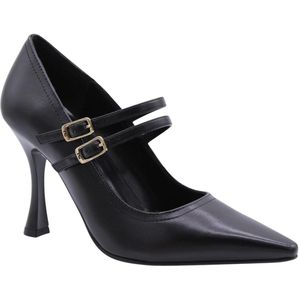 Nerogiardini - Pumps - Zwart - Leren Hak - 9,5 cm Stilettohak