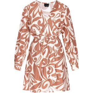 DreiMaster Klassik Jurk  beige / bruin