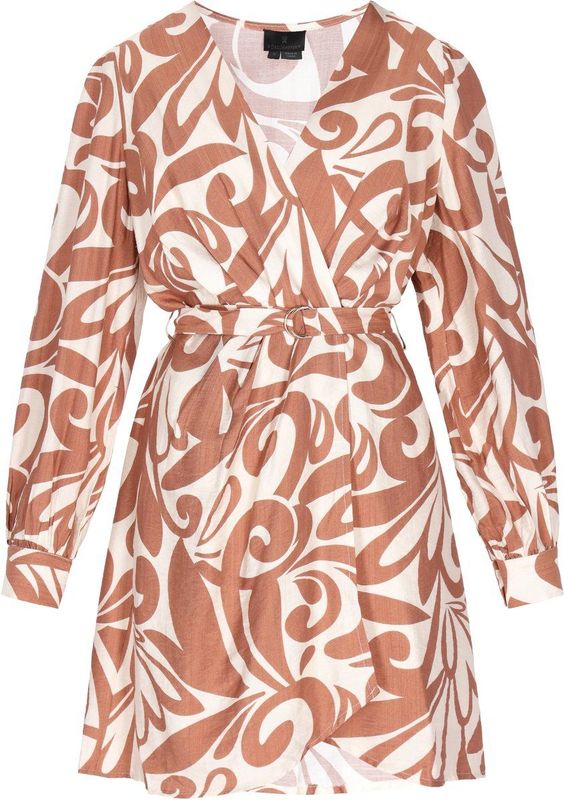 DreiMaster Klassik Jurk  beige / bruin