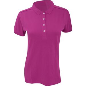 Russell Dames/dames Stretch Short Sleeve Polo Shirt (Fuchsia)
