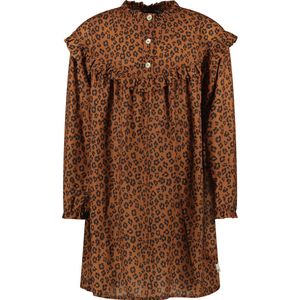 Meisjes jurk AOP luipaard - Toffee