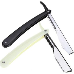 Razor Beard Shaver for Men - Barber Shaver - Bare Head Shaver - Beard Razor Replacement Blades - Classic White Man Hairpin - Metal