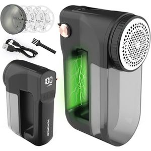 Elektrisch Pluisscheerapparaat met LED Licht, Digitaal Display en 3 Snelheden