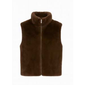 HS - Faux Fur Bodywarmer - Zwart