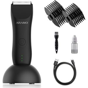 ARAMO® - Professionele Bodygroomer Mannen - Body Trimmer - Waterdicht - Tondeuse - Schaamhaar Trimmer - Keramisch Scheerblad