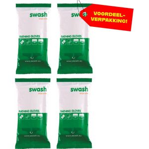 4x Swash Washandjes Parfumvrij 8-pack - Voordeelverpakking!