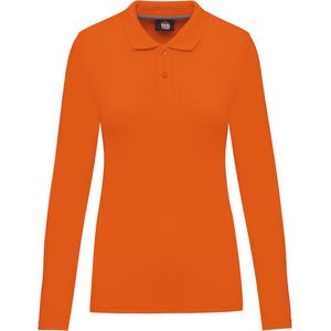WK. Designed To Work Damespolo lange mouwen WK277 - orange - 3XL