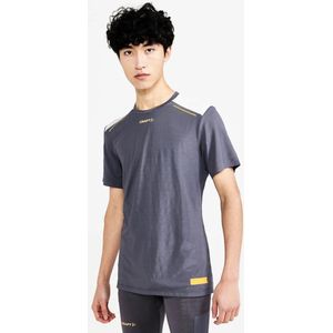 Craft Pro Hypervent SS Heren - sportshirts - donkergrijs - Mannen