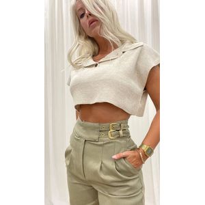 Broek Designed By Sirmaza/Groen/S