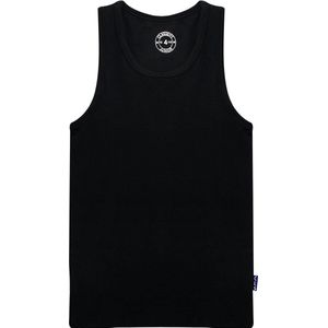 Claesen's® - Jongens Hemd Zwart - Black - 95% Katoen - 5% Lycra