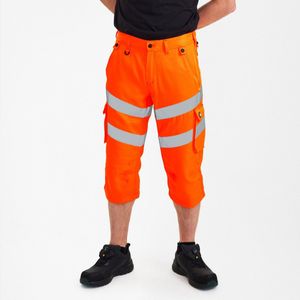 Engel Safety Light 3/4 broek 6544-319 - Hi-vis Orange - 66